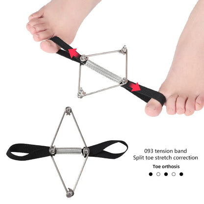 Toe Straightener Hallux Valgus Corrector Belt Foot Stretch Recovery Training Exerciser Strap Thumb Elastic Band Foot Tools