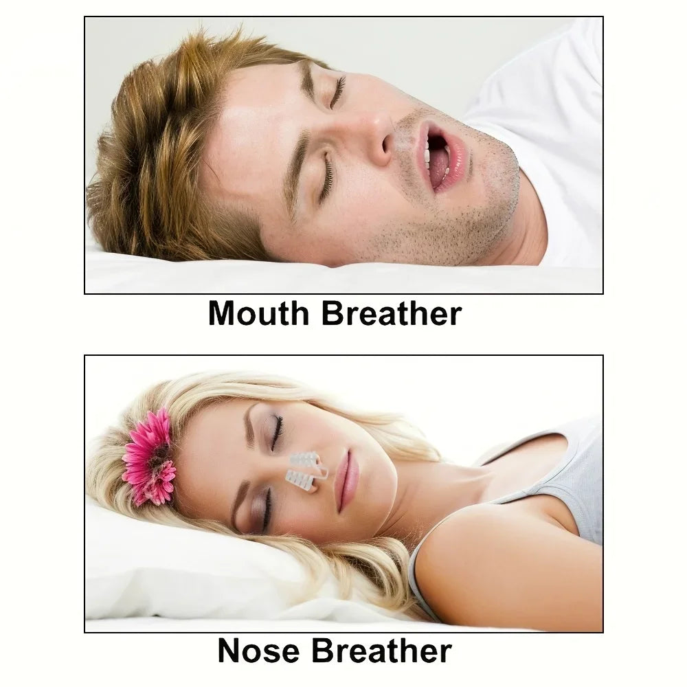 Snore Reducing Devices, 5 Sizes x 2, Nose Expander for Improved Sleep and Breathing Assistance, Formaldehyde-Free, Safe