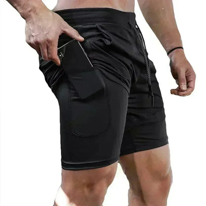 Pokémon Game 2-in-1 Shorts Summer/Autumn Men's and Women's New Joint Sports and Fitness American Trend Double-layer Shorts