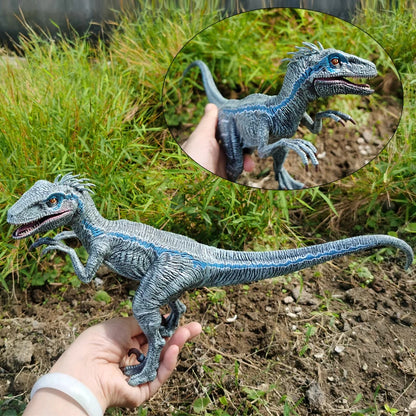 Velociraptor Dinosaur Toy for Kids and Dino Lovers, Super Raptor Dinosaur with Moveable Jaw and Hands, Realistic and Funny