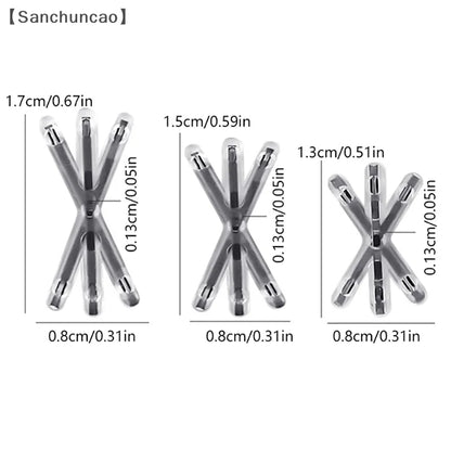 〔San〕2Pcs Ingrown Toenail Correction Tool Ingrown Toenail Treatments Elastic Patch Sticker Toenail Straightening Pedicure Tool