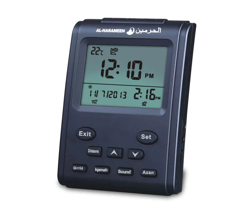 Dropshipping Muslim Praying Islamic Azan Table Clock 1500 City Azan Clock Athan Adhan Qibla Salah Prayer