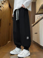Men Summer Loose Joggers Casual Streetwear Sweatpants Elastic Cuff Trousers Trendy Versatile Sports Pants
