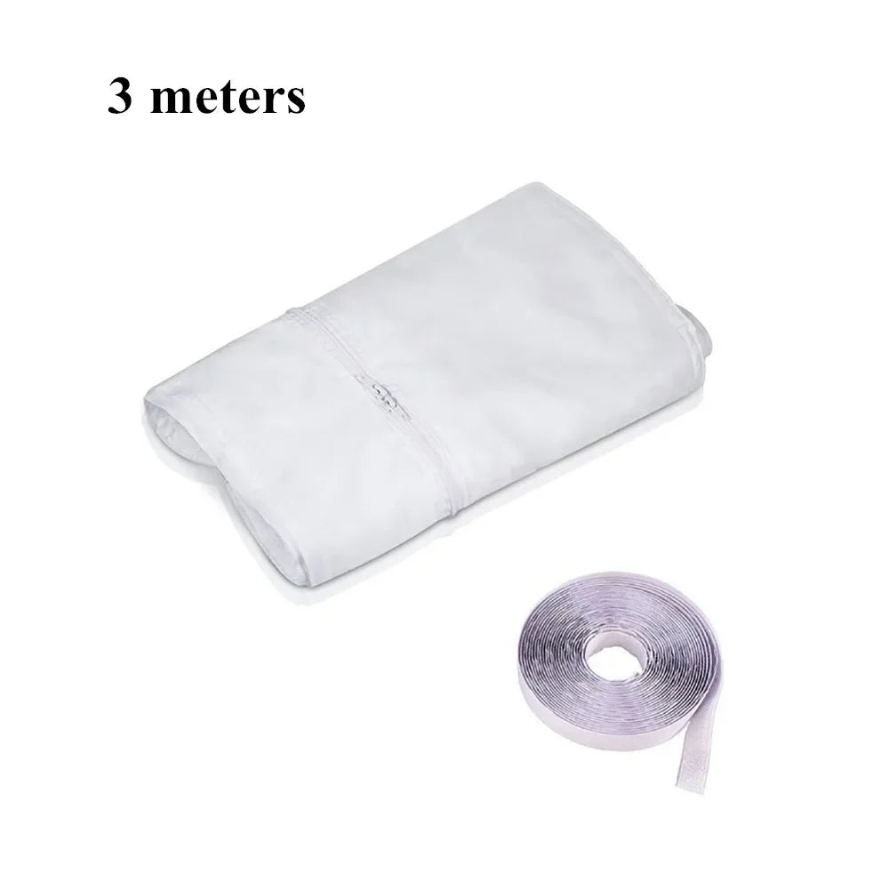 Universal Window Seal, Portable, Air Conditioner And Tumble Dryer with Zip and Adhesive Fastener Works,Waterproof Window Seal