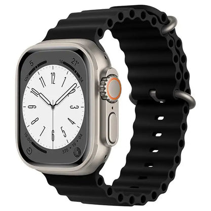 Ocean Strap for apple watch Band 44mm 40mm 45mm 41mm 49mm 46mm silicone correas bracelet iWatch series 7 5 6 3 se 8 Ultra 2 9 10