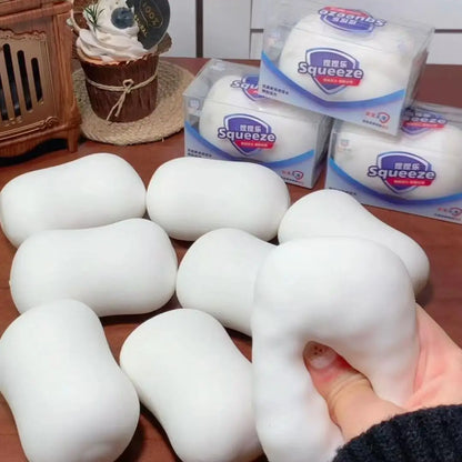 Soap Ball Soft Soap Pressure Ball Fidget Toy Handmade Ball Squeezing and Crispy Handmade Stress Relief Pinching