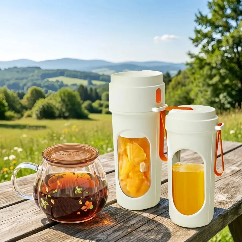 Outdoor Small Portable Electric Juicer Rechargeable Multifunctional Household Camping Hybrid Juicer Electric Juicer Cup