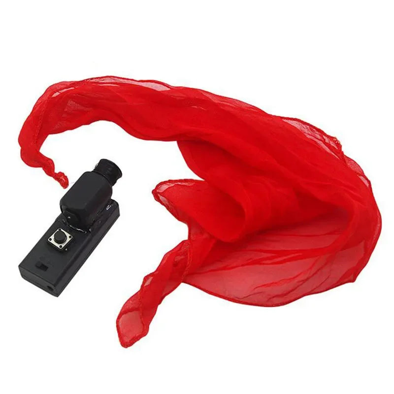 Flying Silk - Stage Magic Tricks Magic Electronical Device For Silk Magician Props Close Up Magic Illusion Accessory Gimmicks