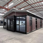 Restaurant 20FT 40 Ft Prefab Steel Prefabricated Sandwich Panel Expandable Living Container House Tiny Homes With Bathroom