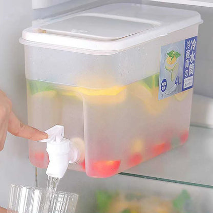with Faucet Refrigerator Cold Kettle Multifunction Refrigerator Water Dispenser Large Capacity Fridge Water Jug for Cold Drinks