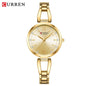 CURREN 9092 Quartz Watches Women Elegant Bracelet Stainless Steel Strap Rhinestone Fashion Ladies Simple Watch Gifts reloj mujer