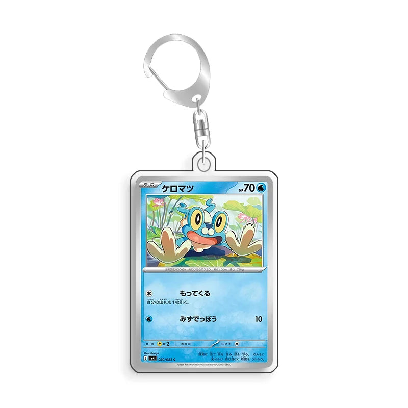 Keychain For Pokemon Duskull Cynthia Popplio Acrylic Homemade Cartoon Anime Backpack Pendant Decoration Collection Fans Gift 5cm
