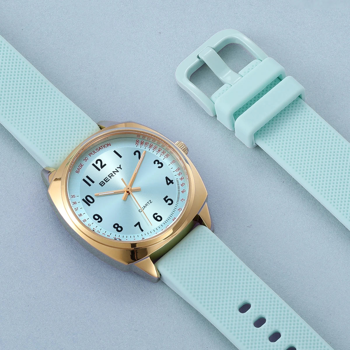 BERNY Women's Watches Nurse Watch Casual Simple Ladies Gold Quartz Watches Luminous Easy Read Waterproof Sport Women Wristwatch
