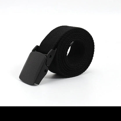 Colorful Canvas Tactical Belt Unisex Fashion Casual Luxury Trend Jeans Accessories Youth Nylon Girdle Cute Kids Hunting Belt