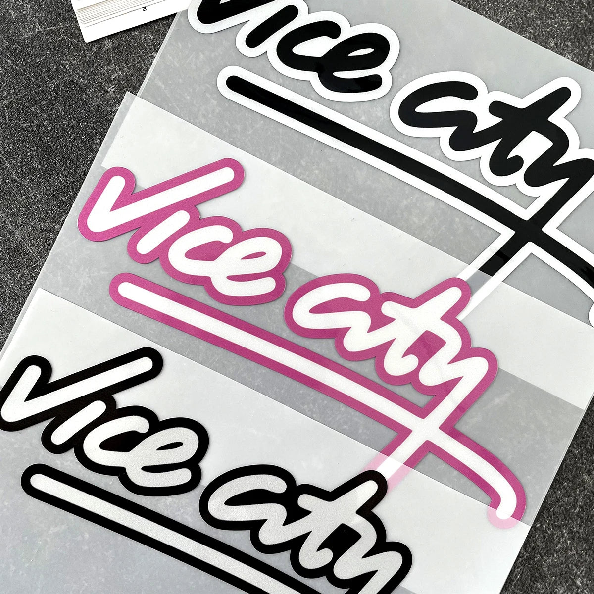 Vice City Sticker Windshield Decorative Decals Car Stickers Personality Creative Stickers For Automobile Exterior Accessories