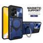 Armor Funda For Xiaomi Redmi Note 12 Pro 5G Case Slide Lens Protect Ring Stand Back Cover For Redmy Note12Pro Plus 12Pro 12S 12C