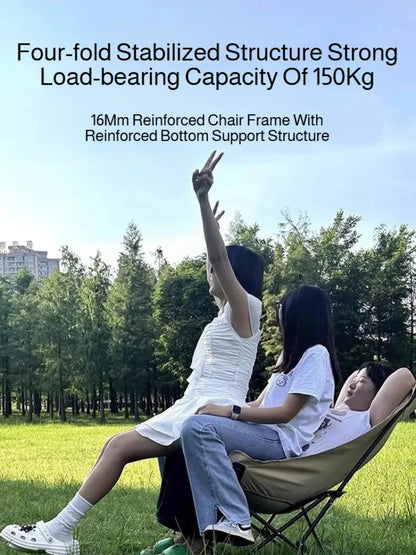Outdoor Portable Camping Comfort Chair Folding Nap Beach Chair with Leg Support Lightweight Travel Folding Chair for Hiking