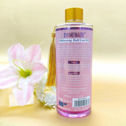 Booster Lightening Radiance Half Cast Oil 300ml Brightening Body Oil for All Skin Types, Brightening & Repairing Body Oil Skinca