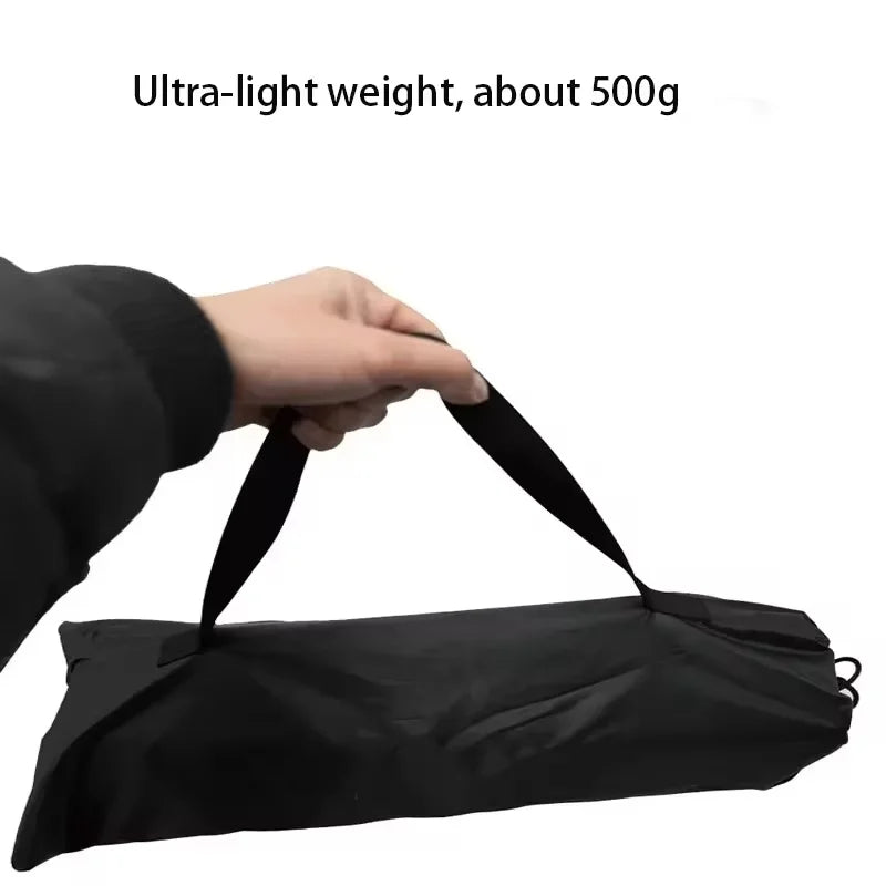 Lightweight Fold-Up Aluminum Camping Seat for Outdoor Travel, Fishing, and Beach Relaxation