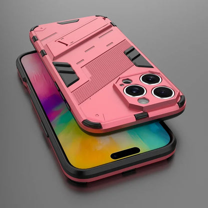 Armor Shockproof Protective Magnetic Holder Case For iPhone 17 Pro Max 16 15 14 12 13 11 Pro Max Plus 17Air 13 12 Mini Cover