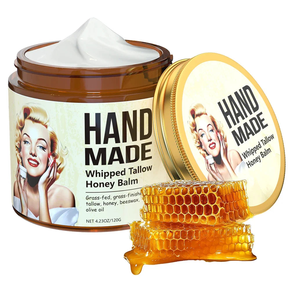 ENVISHA Handmade Skin Care Honey Whipped Tallow Face Cream Moisturizing Firming Nourishing Beauty Health