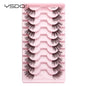 Lashes 3/10 Pairs Half Lashes Cat Eye Natural Long Lashes 3D Mink Eyelashes Full Strip Lashes Makeup Extension Tools