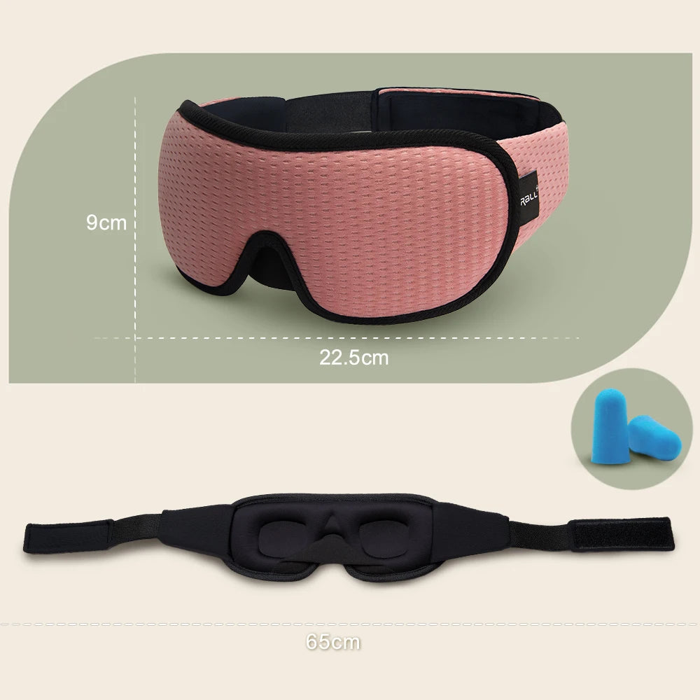 Blocking Light Sleep Eye Mask Soft Padded Travel Shade Cover Rest Relax Sleeping Blindfold Eye Cover Sleep Mask Eyepatch