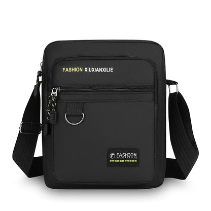 Men's Crossbody Bag Large Capacity MultiPocket Waterproof Oxford Casual Business Shoulder Sling Messenger for TravelDailyCommute