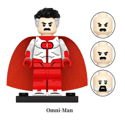 Invincible Series Omni Man Mark Atom Eve Figurine 3D Hero Statue Home Ornament Toy Gift For Anime Lovers