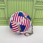 Soccer Keychain Fidget Toy Stress Relief Pendant for Fan Portable Decompression Ball with Gift Box Multi-National Team Souvenir