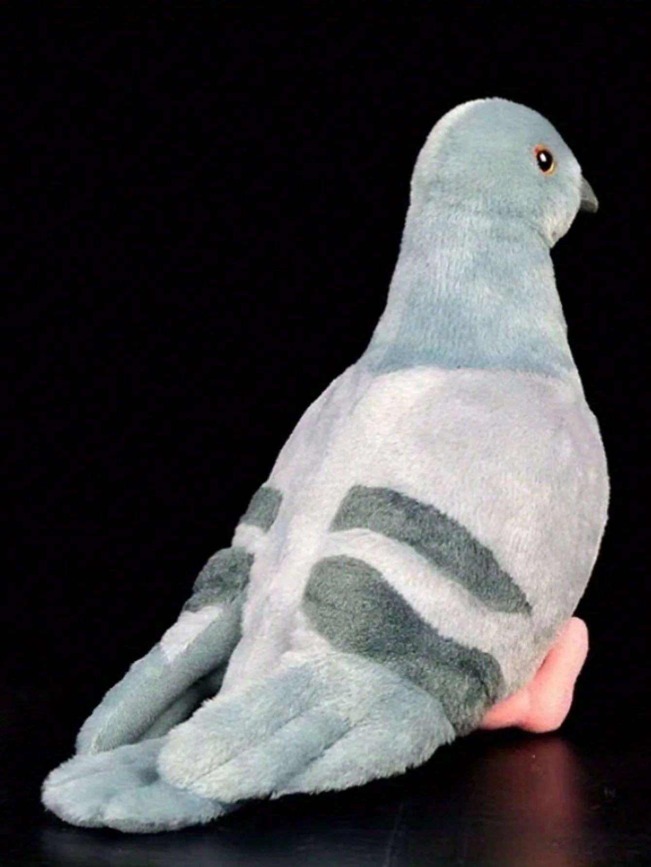 20cm Kawaii Simulated Gray Pigeon Plush Toy Cute Soft Stuffed Animals Plush Dove Bird Doll Collection Model Gifts Home Décor