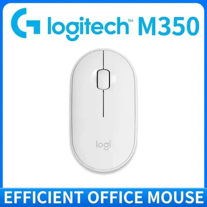 Logitech M350 POP Wireless Mouse Dual Mode Bluetooth 2.4Ghz Silent Click 18-Month Battery For PC Laptop Travel Office
