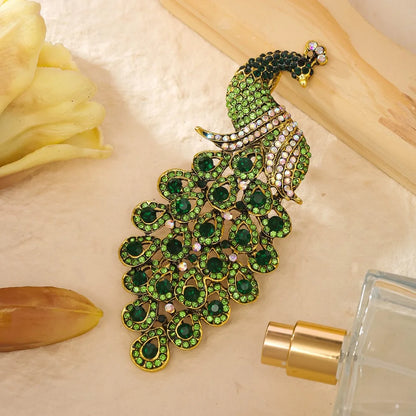 Baroque Luxury Peacock and Phoenix Design Brooches for Men and Women, Jewelry, Fashion Accessories, and Party Gifts