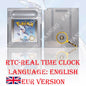 GB/GBC Real Time Clock Pokemon Crystal/Gold/Silver Version Video Game Cartridge with Battery USA/NOE/FRA/ESP/ITA Version