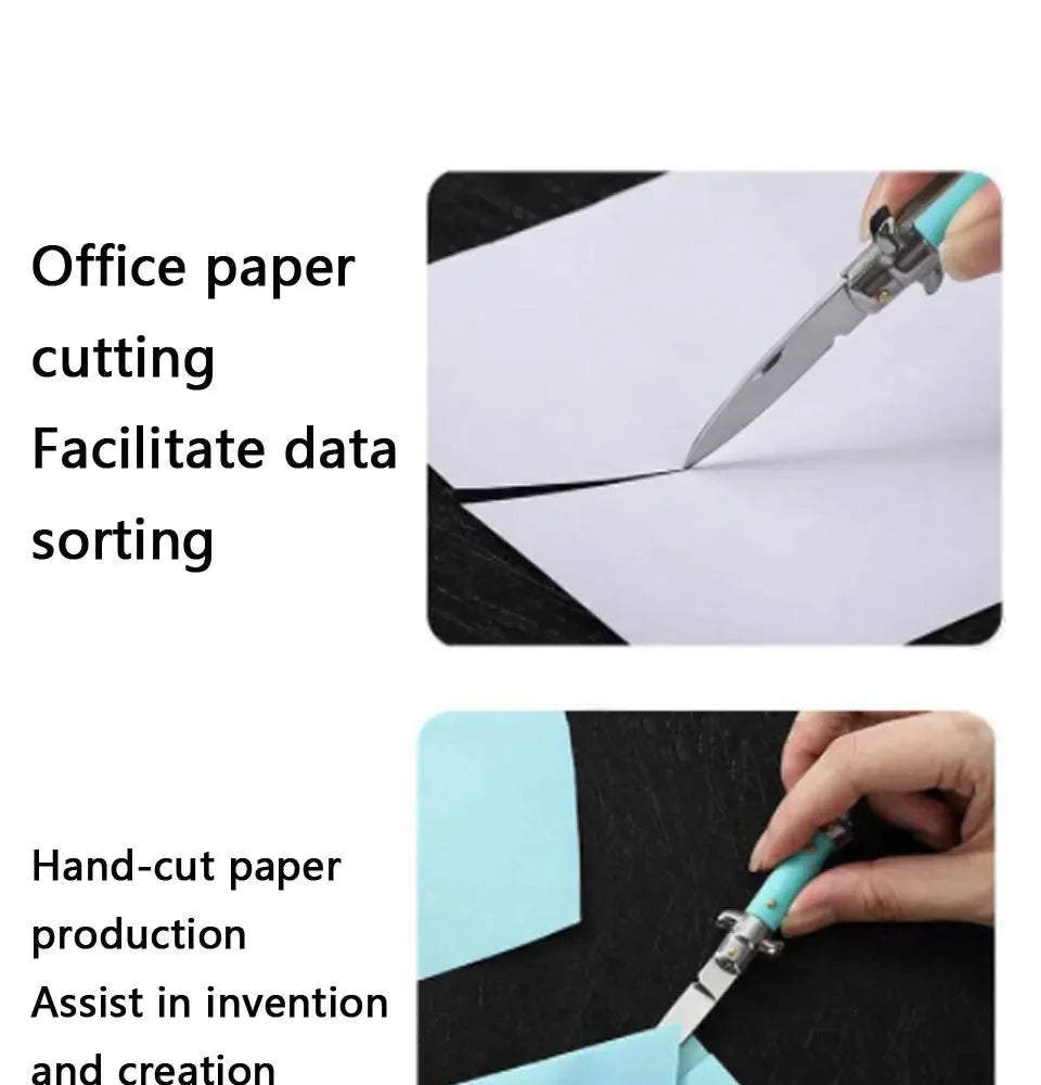 MiniPortable Folding Pocket Knife Multifunction EDC Keychain Pendant Camping Outdoor Survival Blade Cutter Opener Unpacking Tool