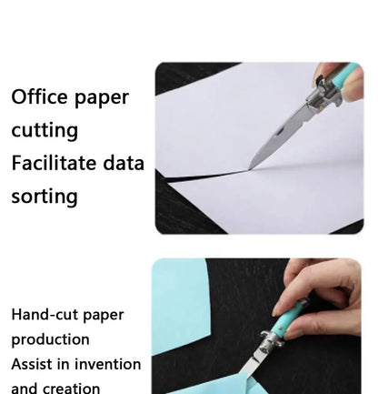 MiniPortable Folding Pocket Knife Multifunction EDC Keychain Pendant Camping Outdoor Survival Blade Cutter Opener Unpacking Tool