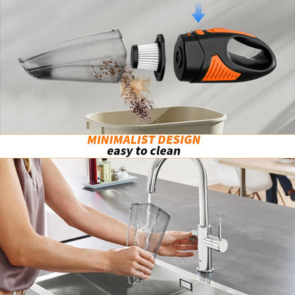 Rechargeable Cordless Wireless Handheld Portable Car Vacuum Cleaner Home and Car Dual Purpose Small Mini Handheld Vacuum Cleaner