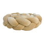 Handmade Knotted Floor Mat Woven Decorative Pillow Comfortable Soft Stitched Knitted Pillow for Living Room Bed Decorations