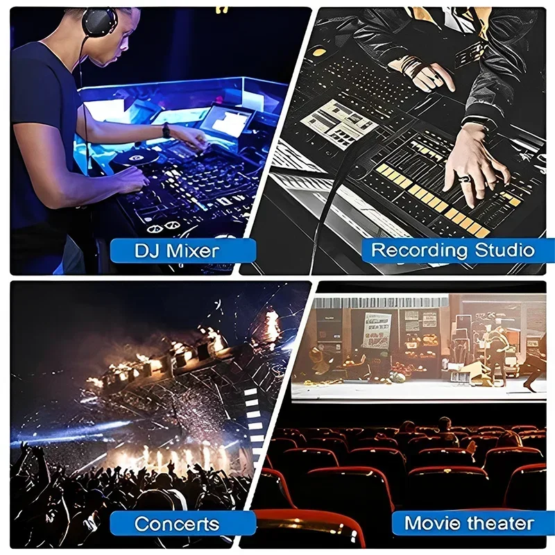 3.5mm To XLR Cable XLR To 3.5mm TRS Stereo Aux Cord Adapter Unbalaned Microphone Cable for Speaker Amplifier Camera Laptop IPad