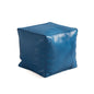 Foot Rest Non-Slip Storage Stool Waterproof Large Capacity PU Leather Ottoman Stackable Square Leather Pouf Tatami 발받침대 스툴
