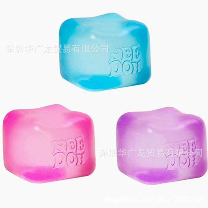 Needoh Nice Cube Squishy Sensory Toy Stress Ball Maltose Ice Anti-Stress Pressure Relief Stress Relief Souvenir For Kids 2026