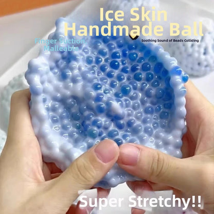 New Shapeable Vacuum Squishy Slow Rising Noisy Sand Squeeze Toy Soft Anxiety Relief Sensory Toys for Stress Relief