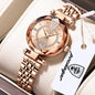 POEDAGAR High Quality Exquisite Wristwatch For Woman Waterproof Stainless Steel Date Quartz Ladies Watch Elegant Women's Watches