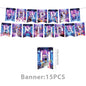 Demon Hunting Team Disposable Tableware Tablecloth Gift Bag Birthday Party Decoration Supply Classroom Reward Prize Fun Toy Gift