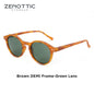 ZENOTTIC (S Size) Retro Circular Polarized Sunglasses 2026 2025 Men Women Vintage Small Round Sun Glasses UV400 Goggles Shades