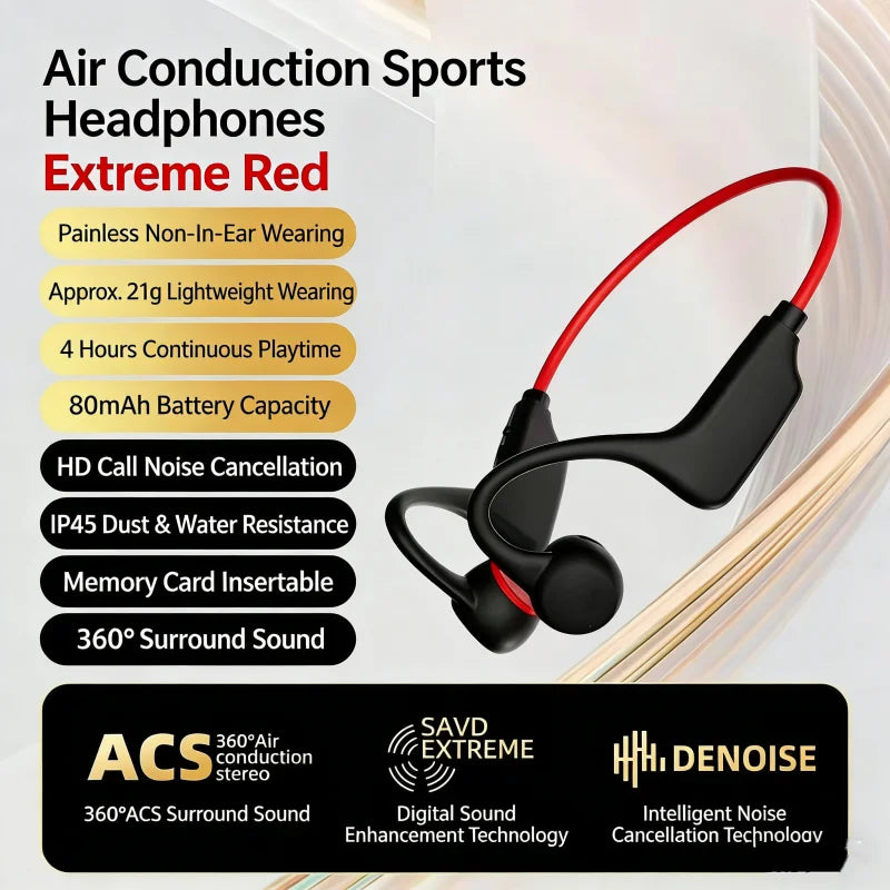 Bone Conduction Headphones IPX8 Waterproof MP3 32GB Bluetooth 5.4 Sports Headphones with Mic for Swimming Running Fitness 2026