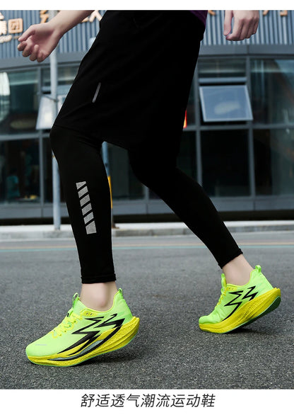 Professional Shock Absorb Sport Running Shoes Ultralight Anti Slip Sneakers For Men Women Workout Marathon Training Footwear