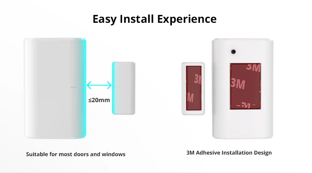 SONOFF SNZB-04P Zigbee Door Window Sensor Home Security Alarm Sensor Local Smart Scene Works with Alexa Google Home Smartthings
