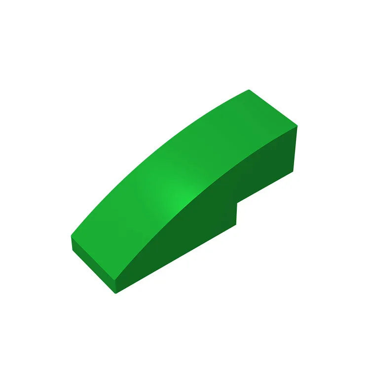 100pcs MOC Part 50950 Slope Curved 3 x 1 No Studs Building Block Particles DIY Construction Compatible Brick Toy Kid Gift
