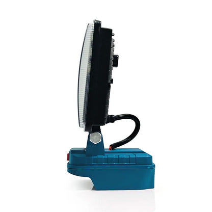 90W LED Work Light for Makita 18V Battery LED Spotlight -9000LM Cordless Jobsite Flood Light Construction Work Light USB Charger